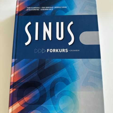 Sinus forkurs bok selges