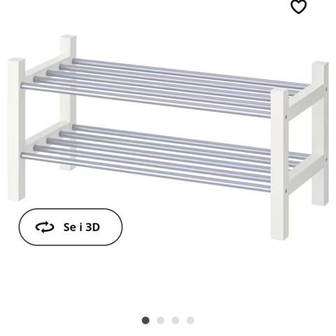 Ikea tjusig skohylle