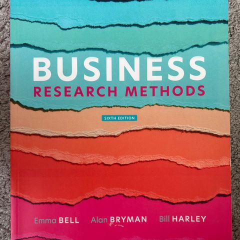 Business research methods