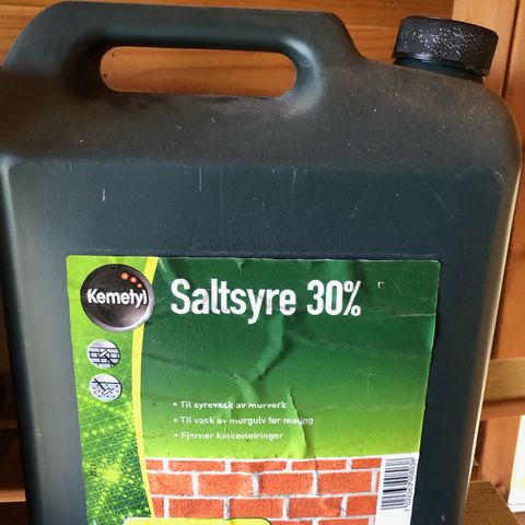 Saltsyre 30% 5 liter