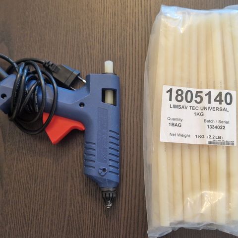 Steinel Limpistol Gluematic 3002, samt 1 Kg limstaver