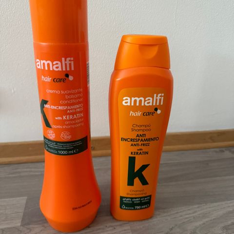 Sjampo 750 ml + conditioner 1000 ml