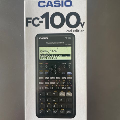 Casio FC-100v 2nd edition kalkulator