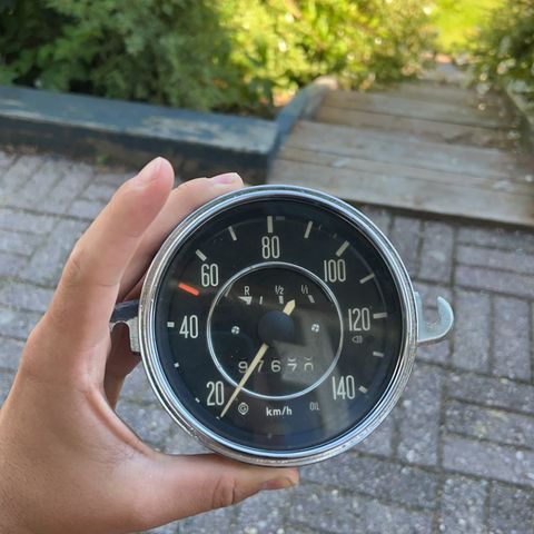 Boble 1968 speedometer