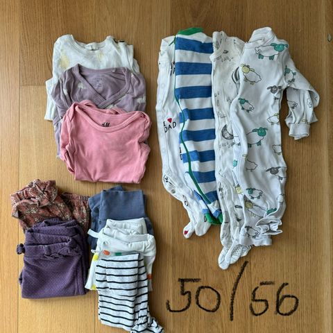 Liten klespakke baby stl 50-56