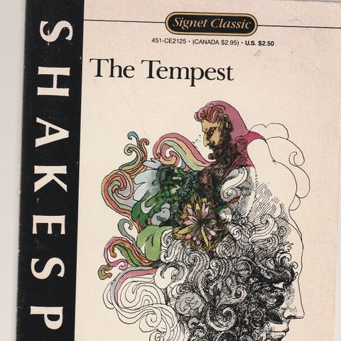 Shakespeare The Tempest 1987  Signet Classic pocket