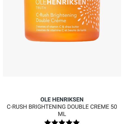 Ole Henriksen Truth C-Rush Brightening Double Cream 50ml