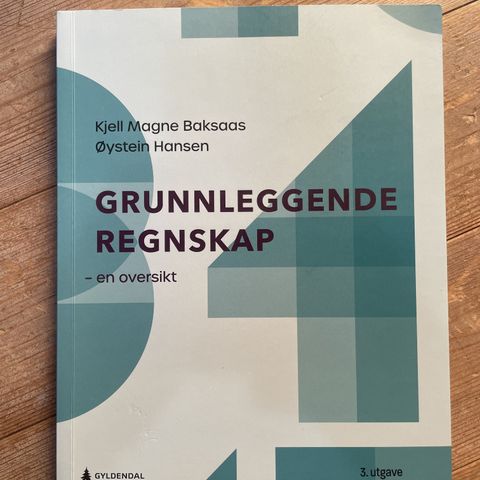 Grunnleggende regnskap 3. utgave 2020