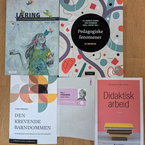 Lærebøker Pedagogikk