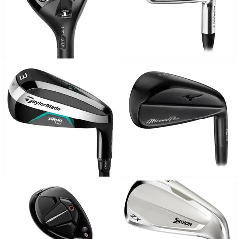 Utility jern | Hybrid | 4 jern | Driving iron | Ønskes kjøpt