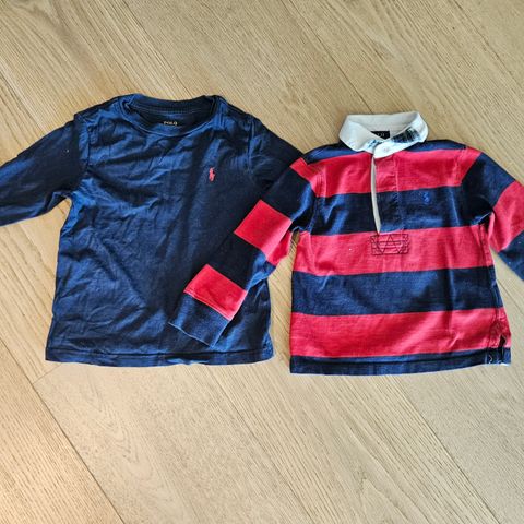 Selger to Long Sleeve fra Ralph Lauren str 3 år 100