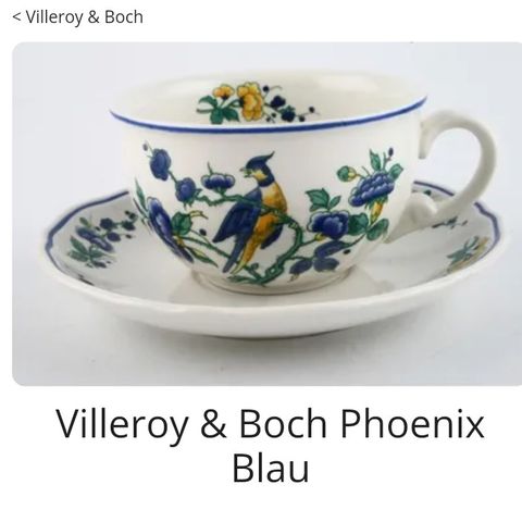 Tekopp fra Villeroy & Boch