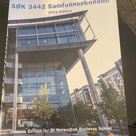 Samfunnsøkonomi 2021 edition (SøK 3442)