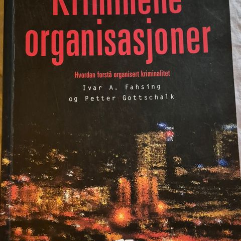 Kriminelle Organisasjoner