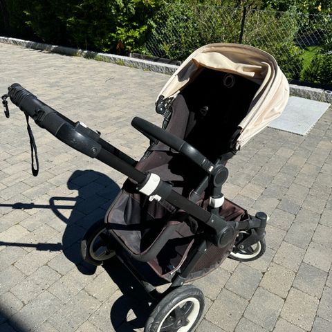 Bugaboo All Black + mye utstyr+prampack