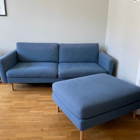 Bolia scandinavia sofa og puff