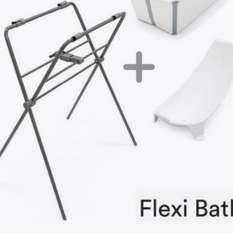 Stokke flexibath stativ og nyfødtstøtte