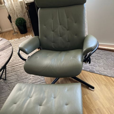 Ekornes Paloma Shadow Green skinnstol