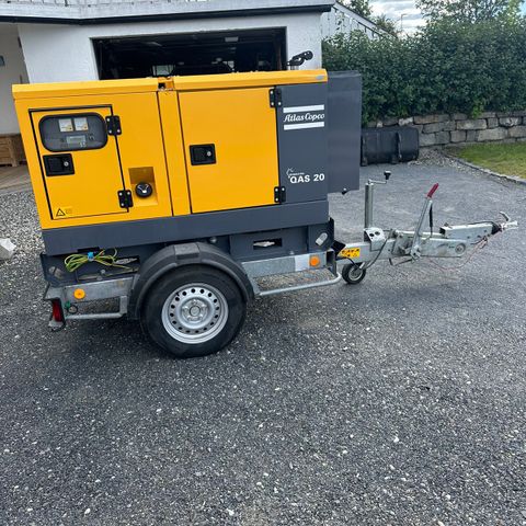 Strømaggregat  Atlas Copco  QAS 20