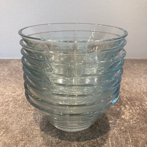 Rosendahl glasskåler, 8 stk.