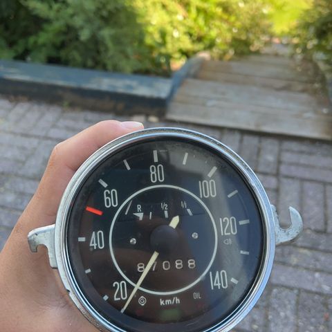 Boble 1968 speedometer