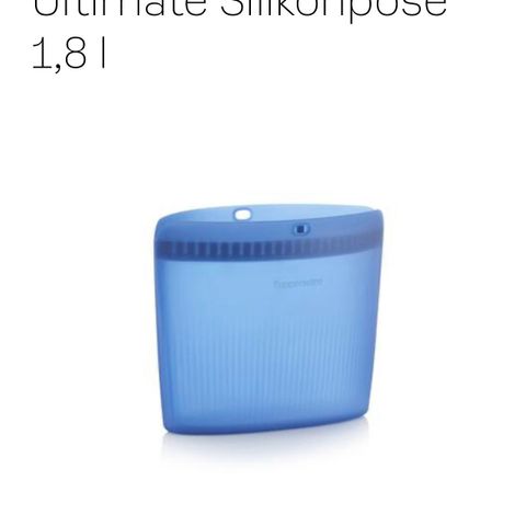 Tupperware silikonpose, ny, halv pris