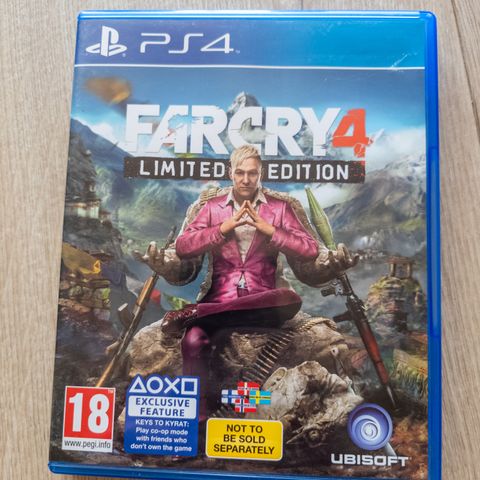 Farcry 4 limited edition til ps4