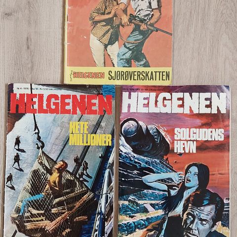 Helgenen tegneserieblader, Nr 1/68, 4/76, 5/76