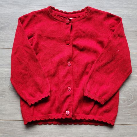 Rød cardigan | str 86