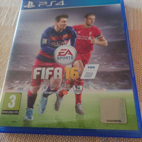 FIFA 16 PLAYSTATION 4