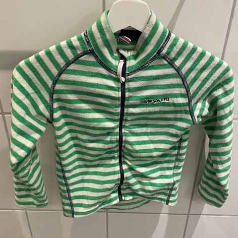 Fleece jakke og fleece genser str 120