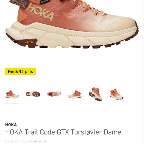 Hoka trail kode gtx, gore-tex ny, str 40