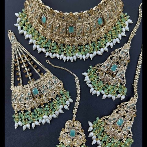 Pakistansk jewellery set