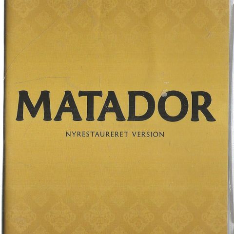 DVD- Matador  - restaurert versjon   på 12 disker