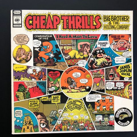 JANIS JOPLIN BIG BROTHER & THE HOLDING COMPANY "Cheap Thrills"  SOM NY!