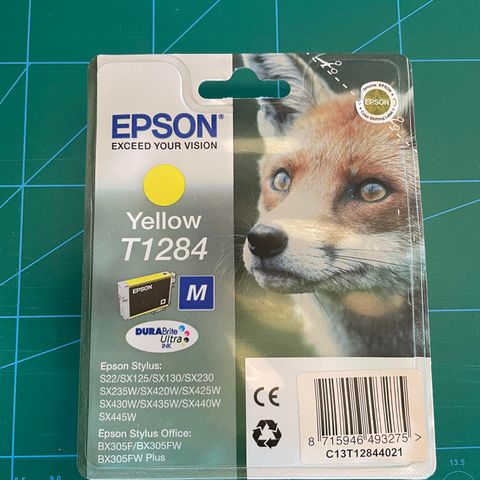 Blekkpatron Epson Yellow T1284