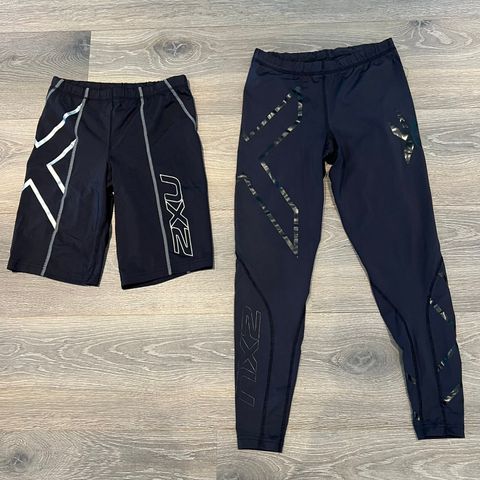 2XU tights og shorts str S