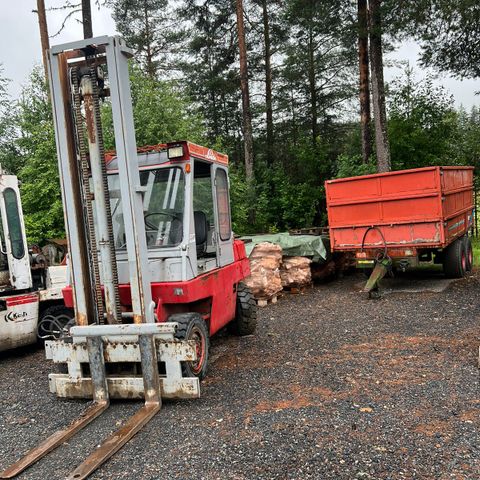 Linde truck selges