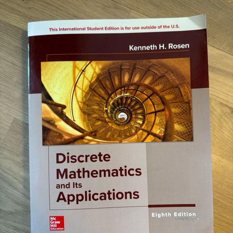 Discrete Mathematics and its Applications.