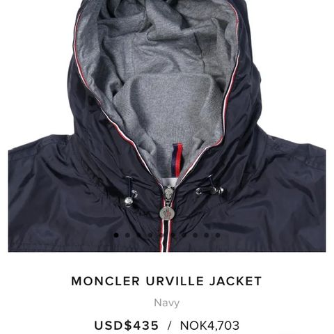 Moncler jakke