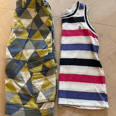 Shorts/tshirt 8-9 år