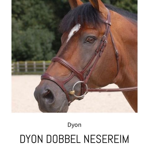 Dyon dobbel nesereim, brun str F