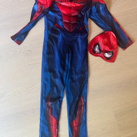 Spiderman kostyme str 122/128