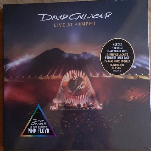 David Gilmour.Live at Pompeii.4.lp boks