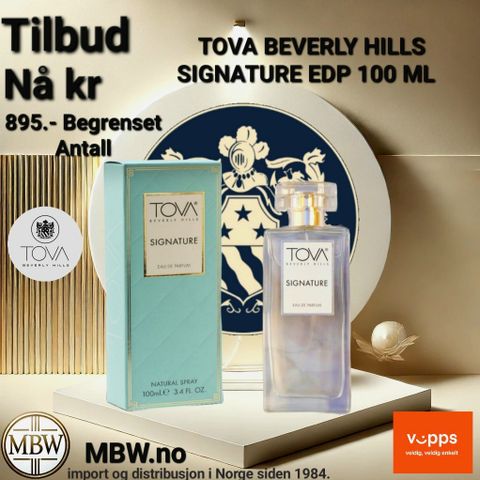 TOVA SIGNATURE 100 ML EDP  Tilbud på websiden  :  MBW.no