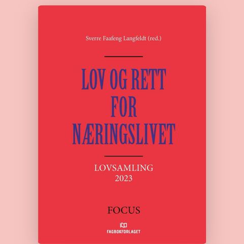 Næringslivets lovsamling + Lov og Rett for næringslivet