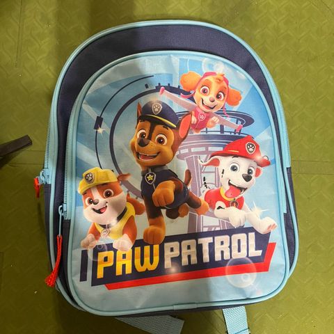 ryggsekk til barnehage eller gymbag/turbag til skolen, Paw Patrol