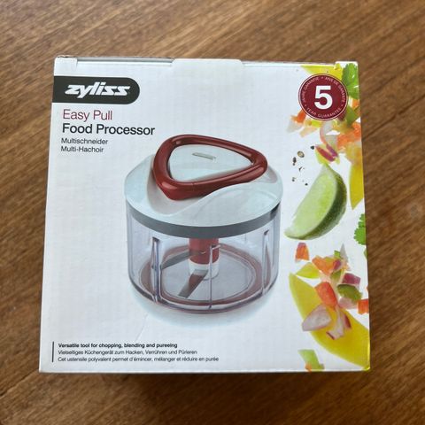 Zyliss Easy Pull Food Processor - helt ny