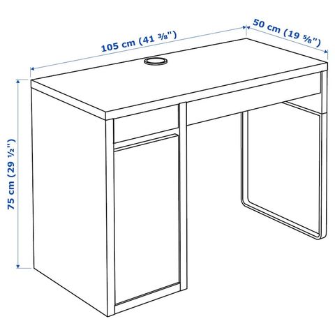 MICKE skrivebord