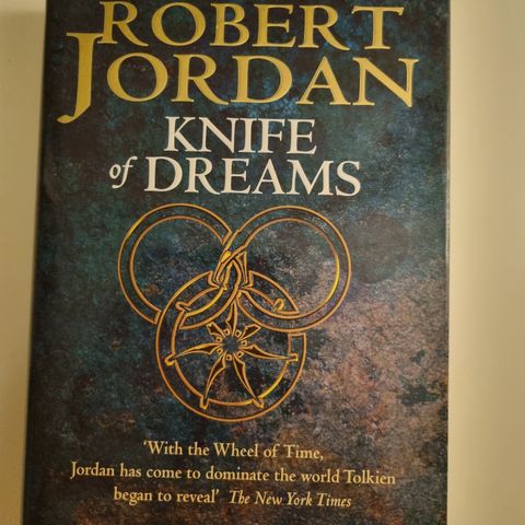 Robert Jordan. Knife  of Dreams.  Stor innbundet bok. Engelsk tekst